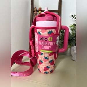 Brand New-Ello Ultra Clean 24 oz Stainless Steel Tumbler with Bottle Bag Sling